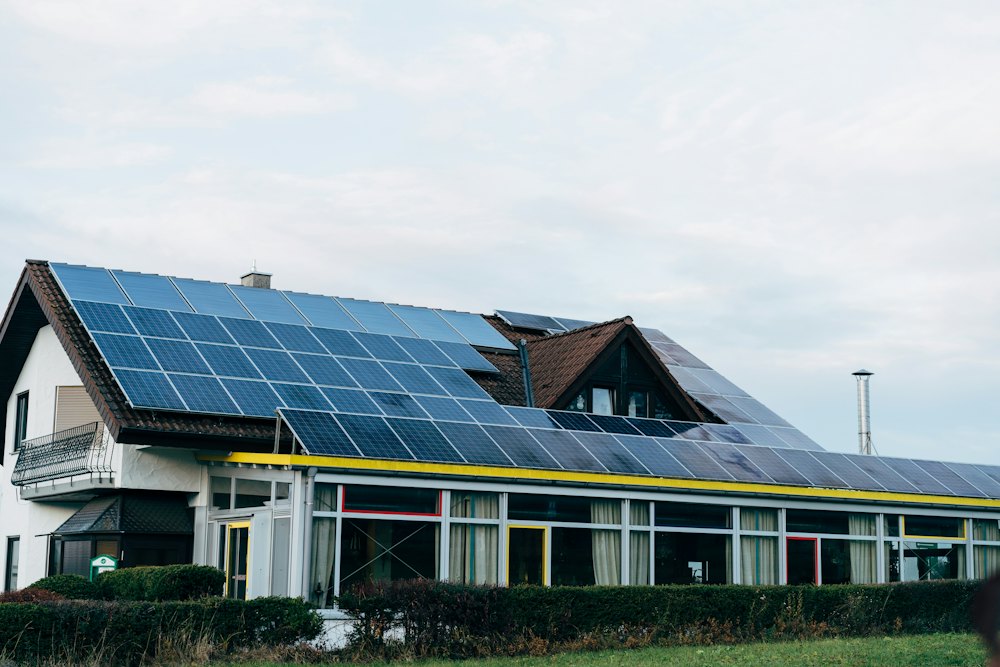 Einfamilienhaus mit großer Solaranlage